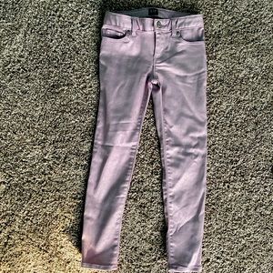 Never worn Gap pants- pink sparkle.